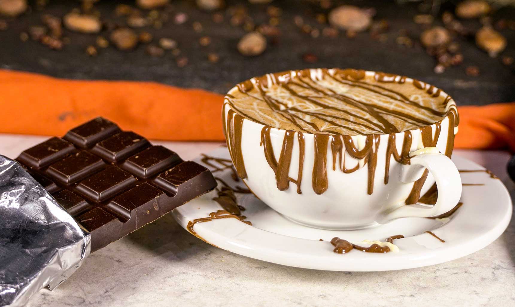 50% Dark Milk Drinking Chocolate - Image 3